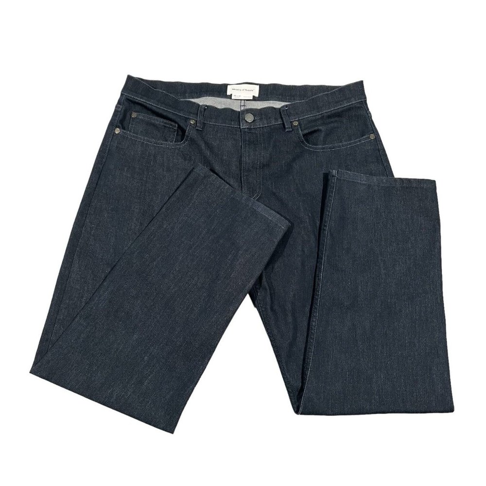 MINISTRY OF SUPPLY  Men’s Jeans Size 36X32 Pant Dark Blue Stretch Standard Fit